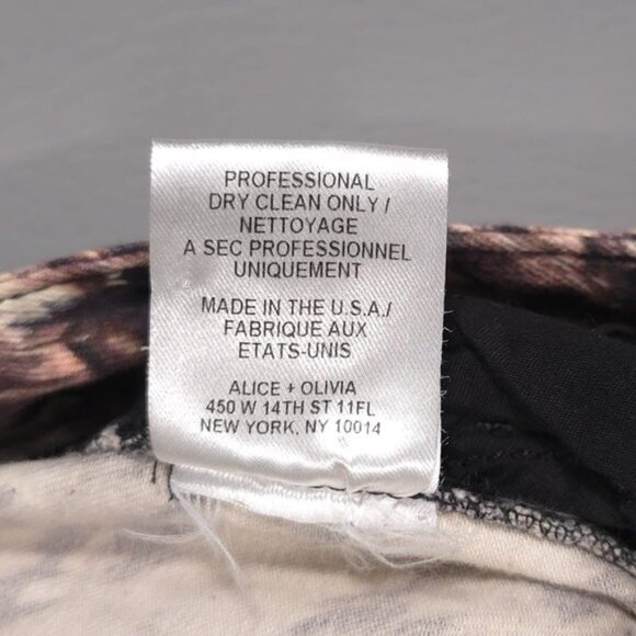 NWT alice + olivia Women's Jeans 12 Tiger Eye USA🇺🇸MADE Skinny C301178885 - Picture 12 of 13